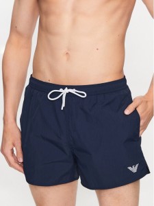 Emporio Armani Underwear Szorty kąpielowe 211756 3R422 06935 Granatowy Regular Fit