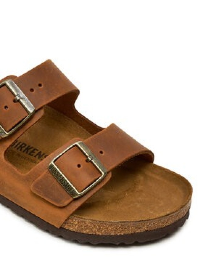 Birkenstock Klapki Arizona Leoi 1028272 Brązowy