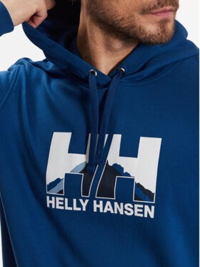 Helly Hansen Bluza Nord Graphic 62975 Niebieski Regular Fit