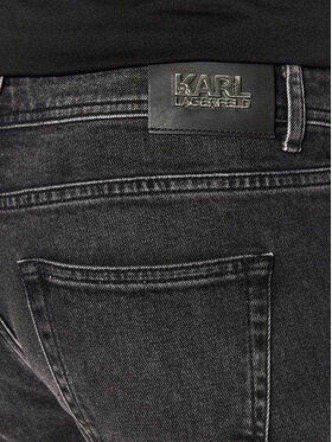 KARL LAGERFELD Jeansy 265840 500899 Czarny Regular Fit