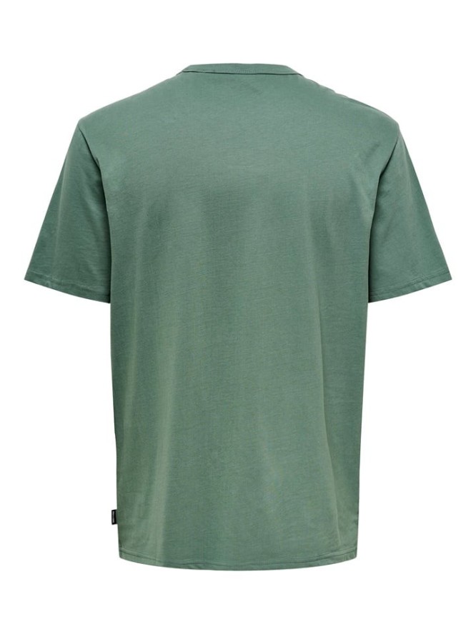 ONLY & SONS Koszulka w kolorze zielonym rozmiar: L