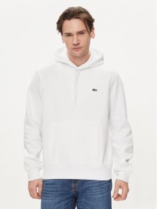 Lacoste Bluza SH9623 Biały Regular Fit