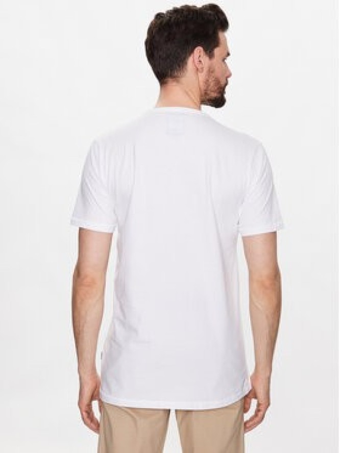 Lindbergh T-Shirt 30-420051 Biały Regular Fit