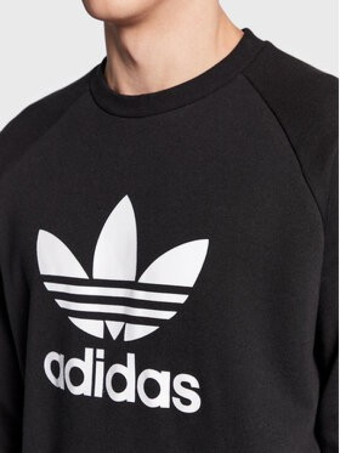 adidas Bluza adicolor Classics Trefoil Crewneck IA4854 Czarny Regular Fit