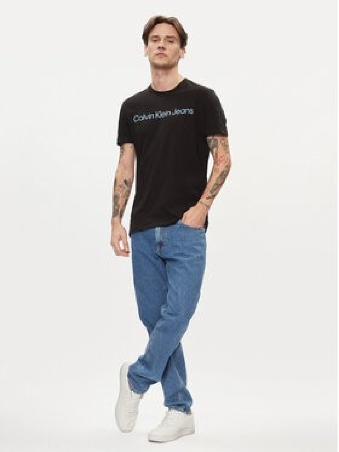 Calvin Klein Jeans T-Shirt J30J322344 Czarny Slim Fit