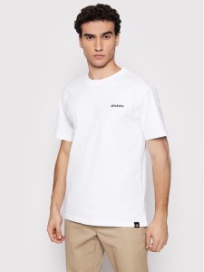Dickies T-Shirt Ss Loretto DK0A4X9OWHX Biały Regular Fit
