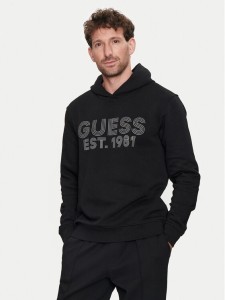 Guess Bluza M4YQ36 K9Z21 Czarny Regular Fit