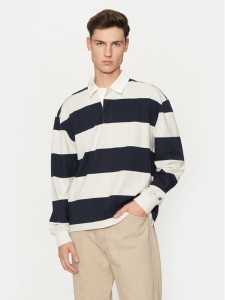 Champion Polo 220438 Szary Loose Fit