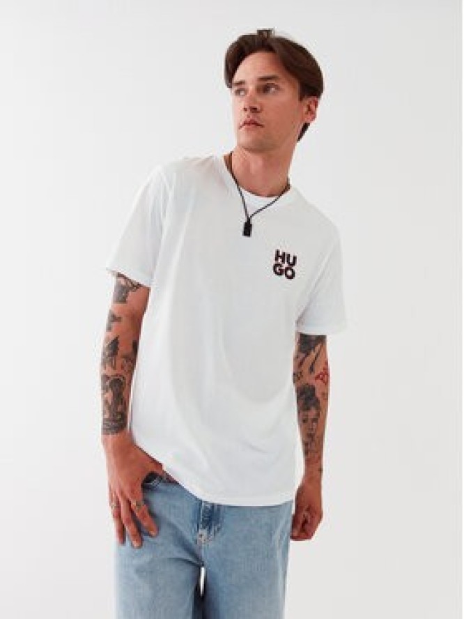 Hugo Komplet 2 t-shirtów 50492550 Biały Regular Fit