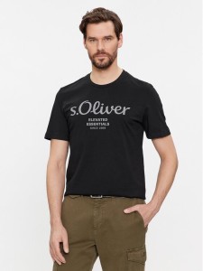 s.Oliver T-Shirt 2139909 Szary Regular Fit