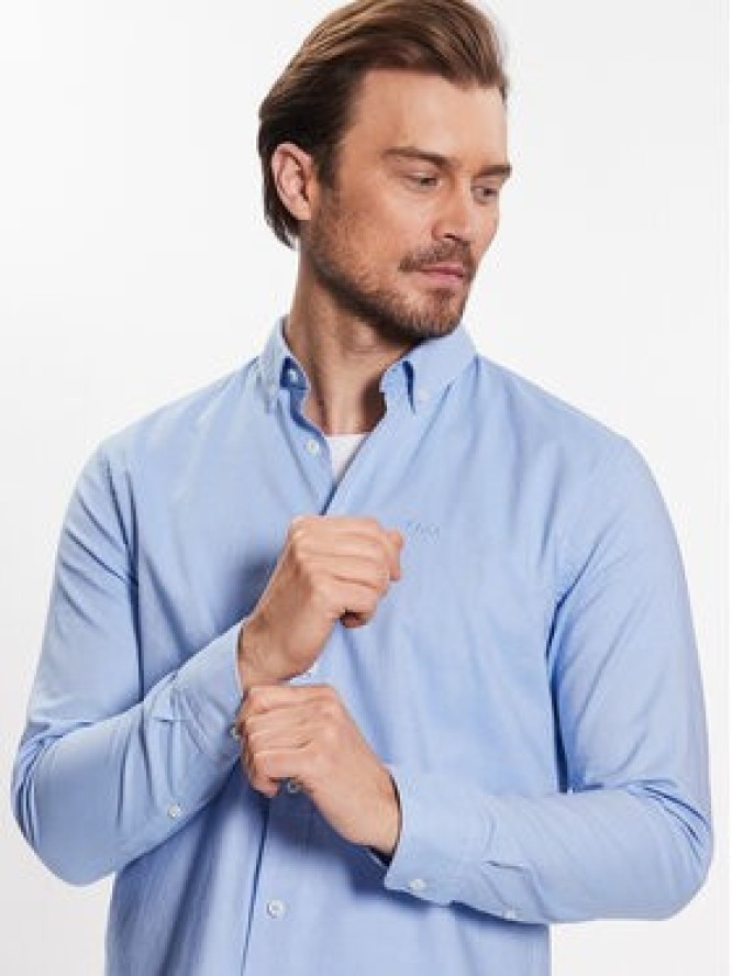 Boss Koszula 50490412 Błękitny Casual Fit