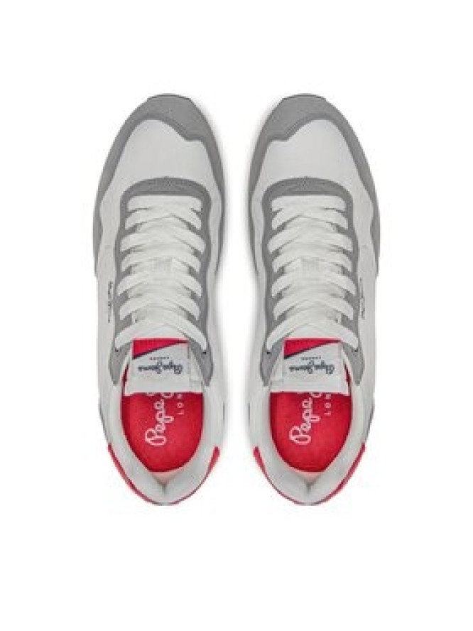 Pepe Jeans Sneakersy Natch Basic M PMS40010 Biały