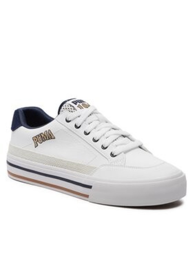 Puma Sneakersy Court Classic Vulc Retro Club 395089-01 Biały