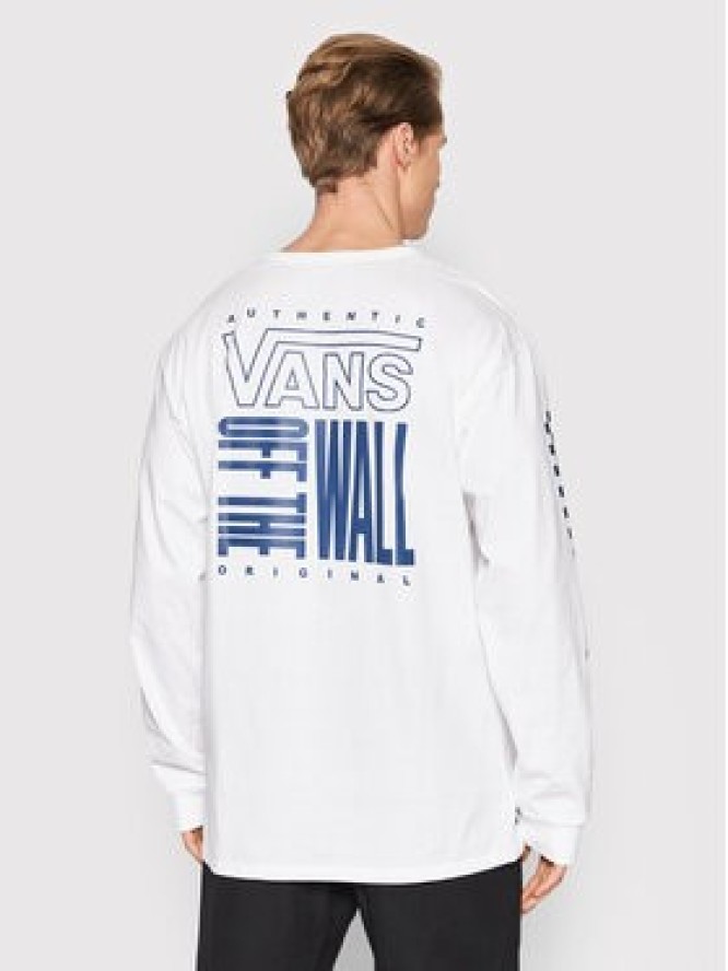 Vans Longsleeve Off The Wall Stack VN0A7PJK Biały Classic Fit