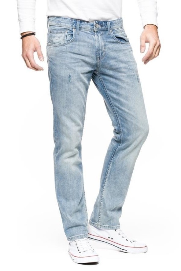TOM TAILOR SPODNIE MĘSKIE AEDAN SLIM BLUE SUMMER DENIM 6203105.45.12 COL. 1092