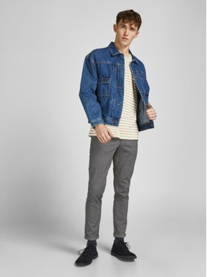 Jack&Jones Chinosy Marco 12206198 Szary Slim Fit