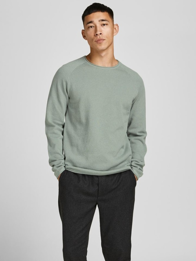 Jack & Jones Sweter "Hill" w kolorze jasnozielonym rozmiar: S