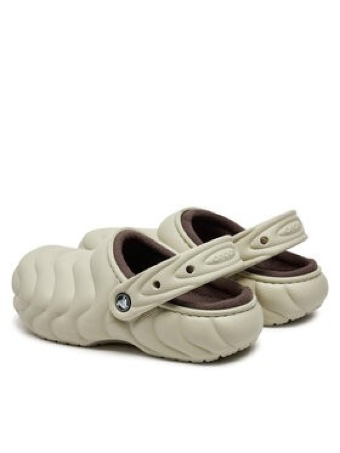 Crocs Klapki Classic Lined Overpuff Clog 210059 Beżowy