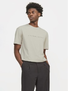 Jack&Jones T-Shirt Star 12234746 Beżowy Relaxed Fit
