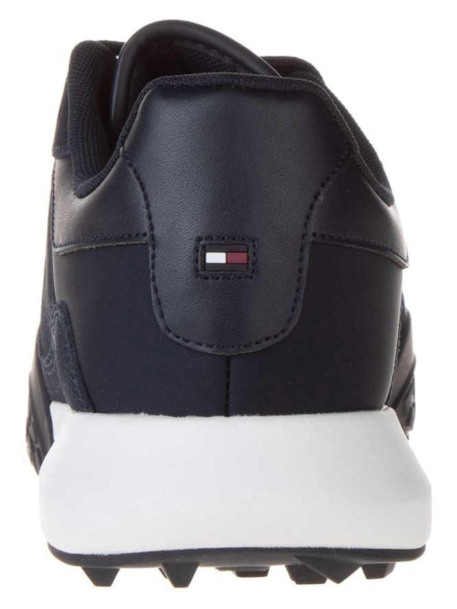 Tommy Hilfiger Skórzane sneakersy w kolorze granatowym rozmiar: 44