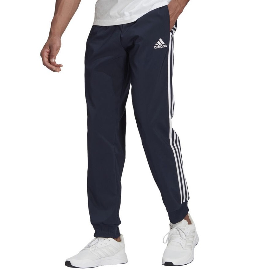 Spodnie męskie adidas Essentials Tapered Cuff 3 Stripes