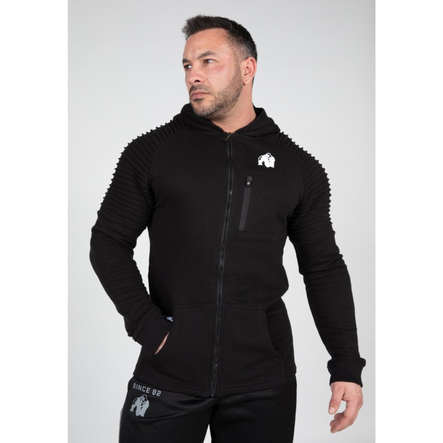 Bluza fitness męska Gorilla Wear Delta Hoodie rozpinana z kapturem