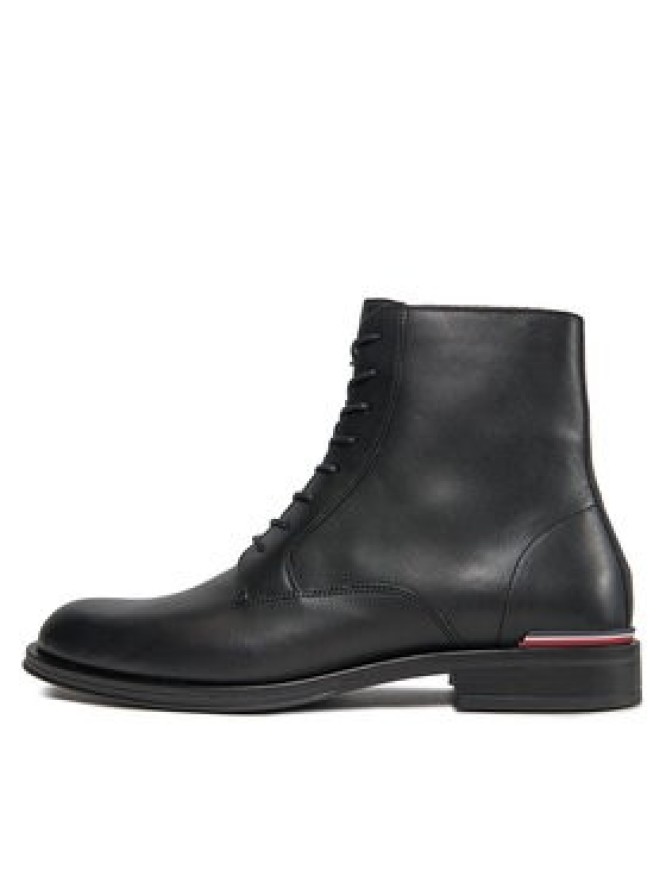 Tommy Hilfiger Trzewiki Core Rwb Hilfiger Lth Lce Boot FM0FM05030 Czarny