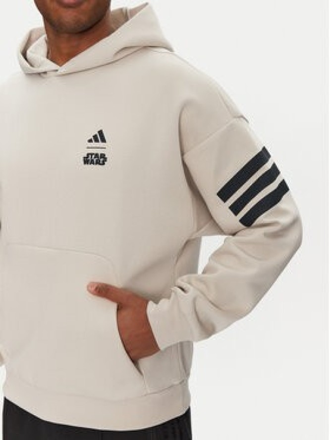 adidas Bluza Star Wars The Mandalorian™ JI5719 Beżowy Regular Fit