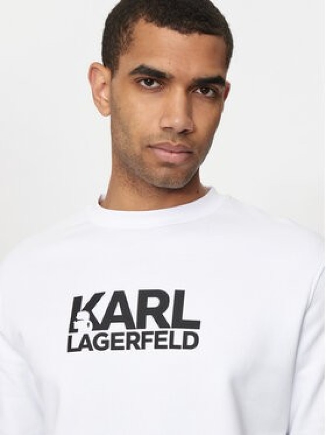 KARL LAGERFELD Bluza 705091 543917 Biały Regular Fit