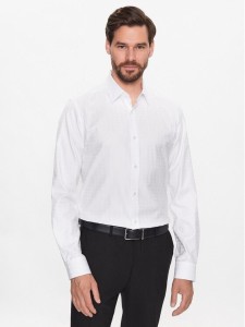 JOOP! Koszula 30036094 Biały Slim Fit