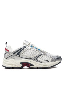 Tommy Jeans Sneakersy Archive Retro Runner EM0EM01486 Srebrny