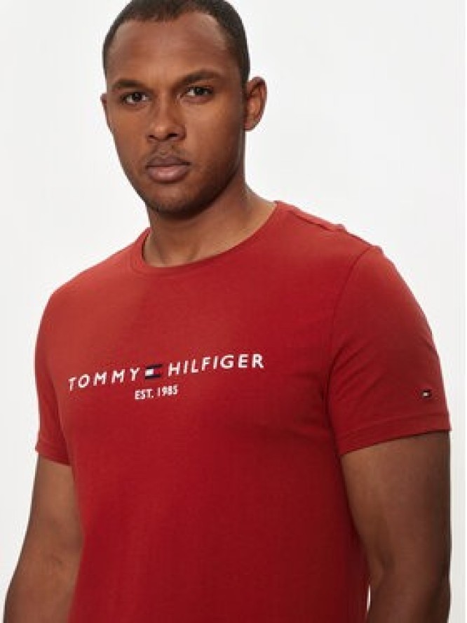 Tommy Hilfiger T-Shirt Logo MW0MW11797 Czerwony Regular Fit