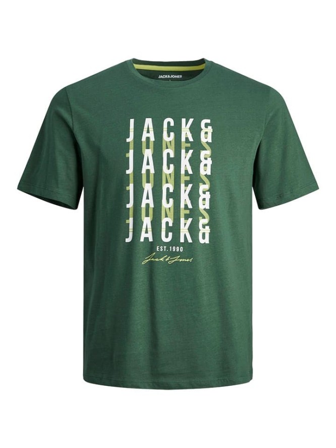 Jack & Jones Koszulka "Delvin" w kolorze zielonym rozmiar: XL