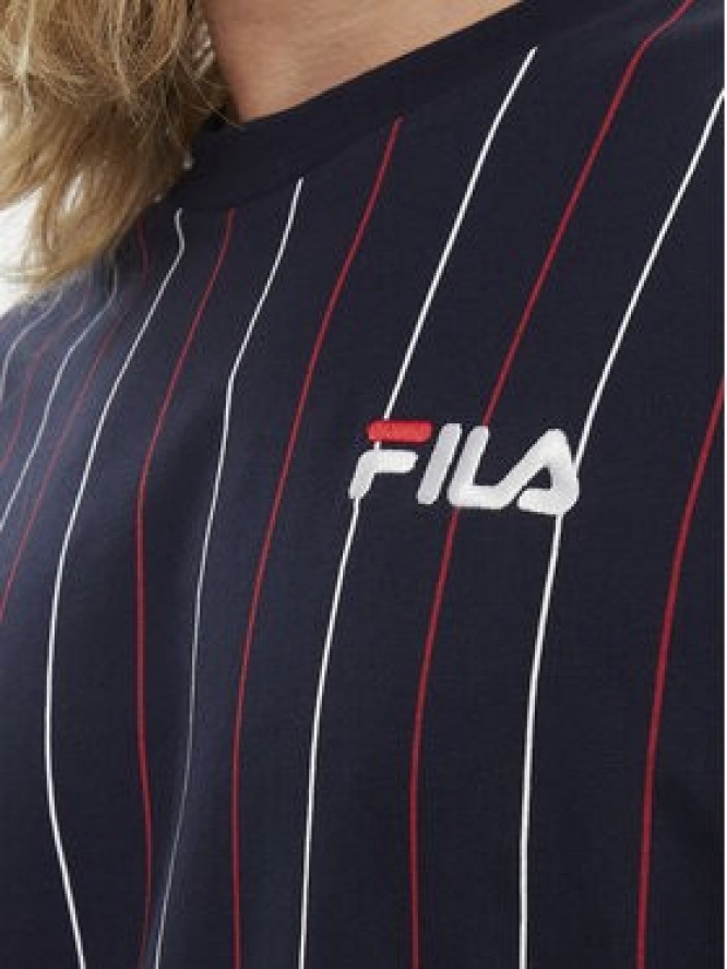 Fila T-Shirt FAM0662 Granatowy Regular Fit