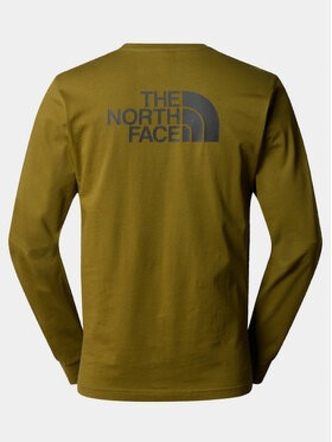 The North Face Longsleeve Easy NF0A87N8 Zielony Regular Fit