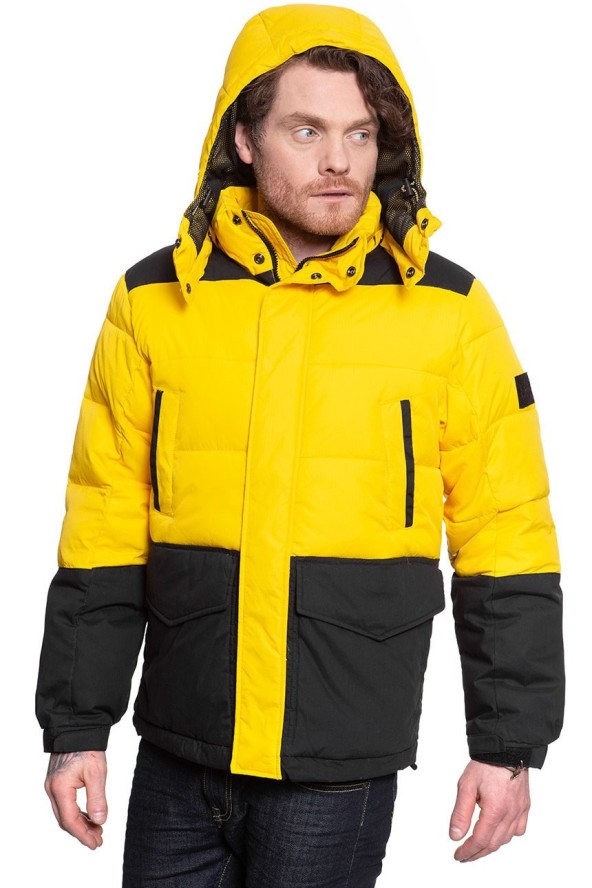 LEE MID PUFFER JACKET LEMON ZEST L87YUNMM