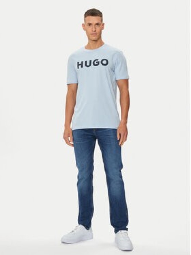 Hugo T-Shirt Dulivio 50467556 Niebieski Regular Fit