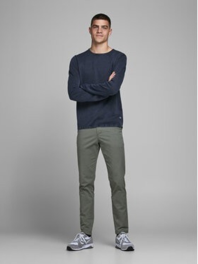 Jack&Jones Sweter Leo 12174001 Granatowy Regular Fit