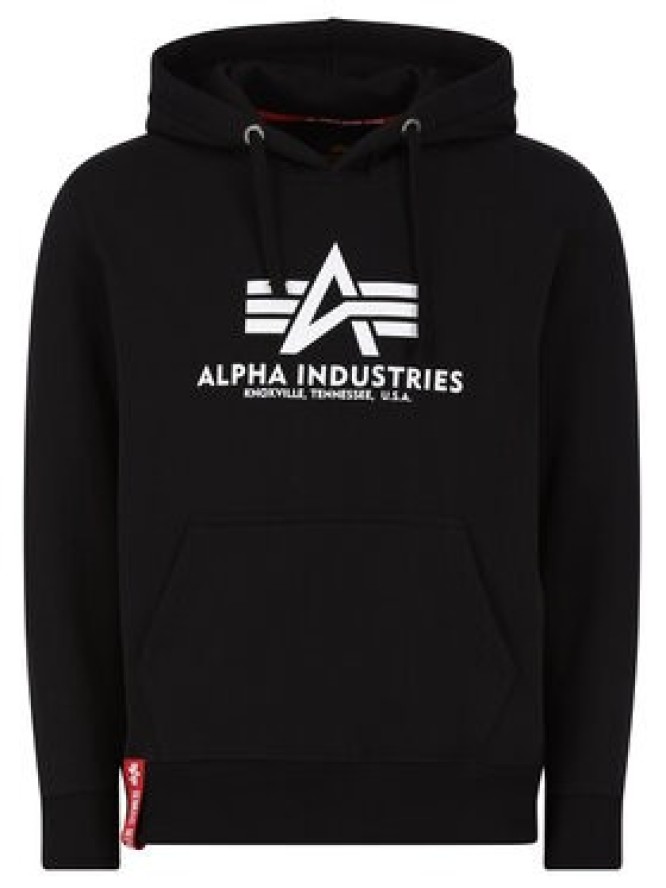 Alpha Industries Bluza Basic 178312 Czarny Regular Fit