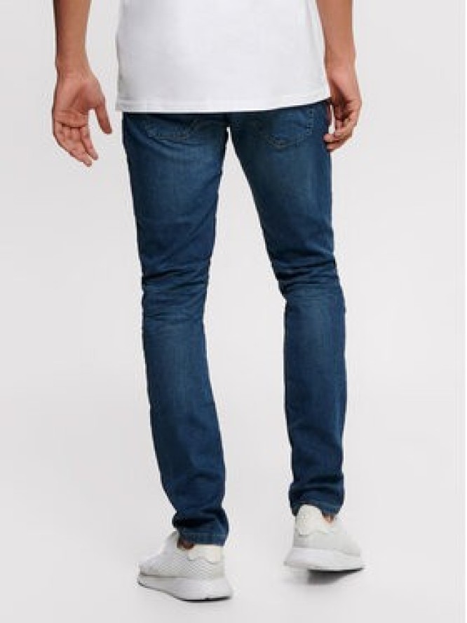 Only & Sons Jeansy Loom 22008472 Granatowy Slim Fit