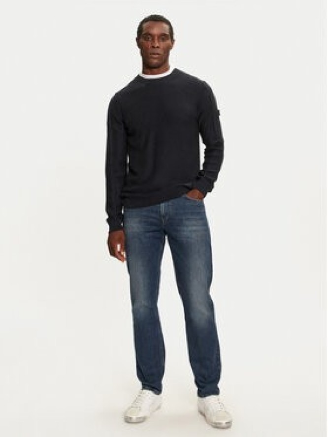 JOOP! Jeans Sweter 15 JJK-09Oweno 30042563 Granatowy Modern Fit