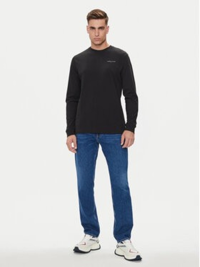 Tommy Jeans Longsleeve Linear DM0DM18551 Czarny Slim Fit