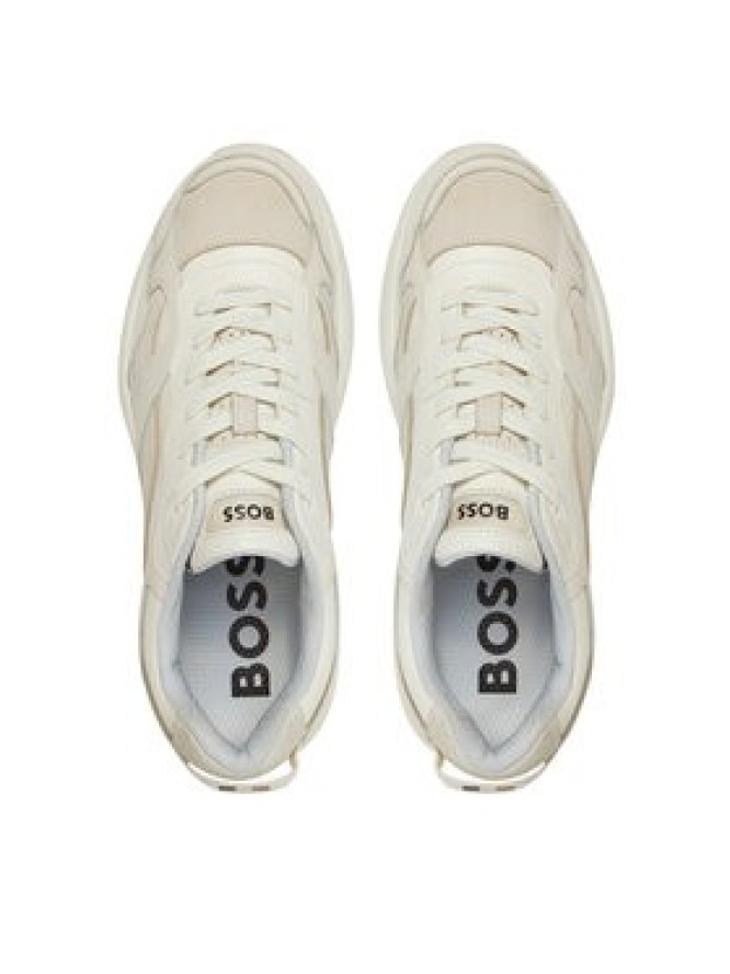 Boss Sneakersy Levitt Runn 50513142 Beżowy