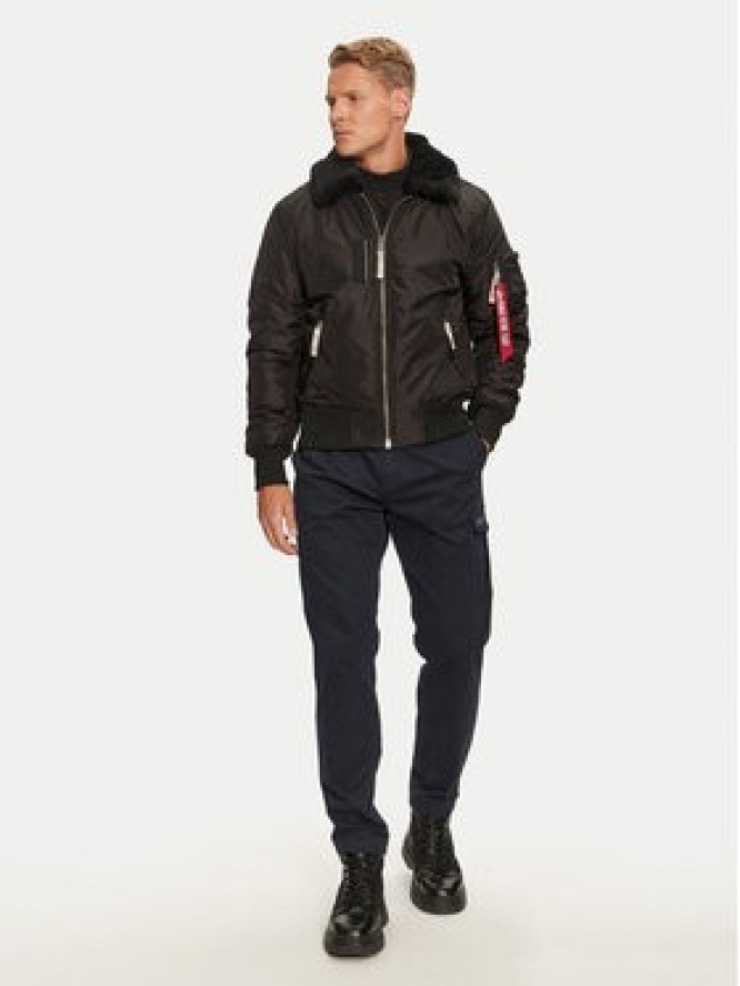 Alpha Industries Kurtka bomber 143104 Czarny Regular Fit