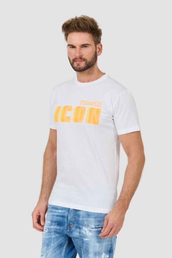 DSQUARED2 Biały t-shirt Icon Blur Cool Fit Tee