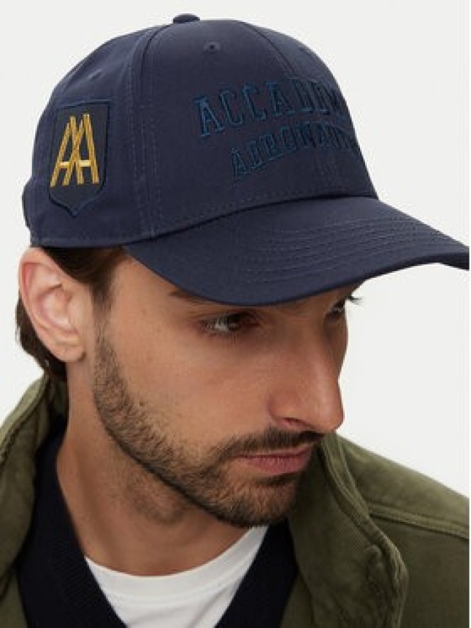 Aeronautica Militare Czapka z daszkiem Cappellino 242HA1181CT2848 Granatowy