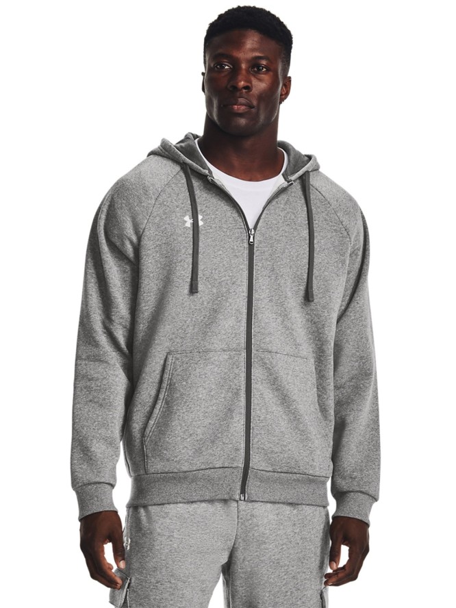 Bluza dresowa męska Under Armour UA Rival Fleece Fz Hoodie - szara