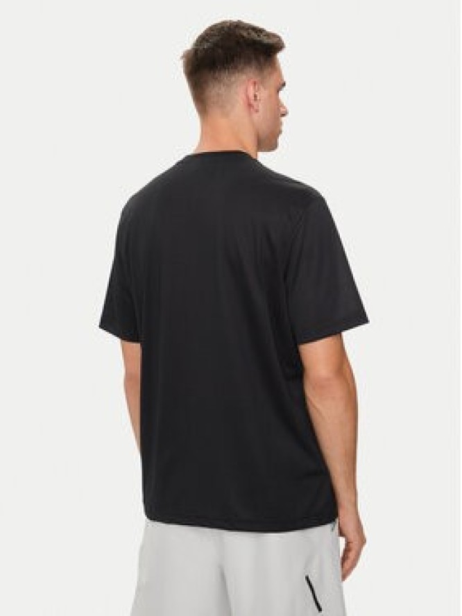 Reebok T-Shirt Run Graphic 100075314 Czarny Relaxed Fit