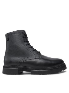 Tommy Hilfiger Kozaki Comfort Tl Texture Lth Boot FM0FM05182 Czarny