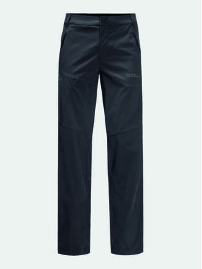 Jack Wolfskin Spodnie outdoor Glastal 1508221 Czarny Regular Fit